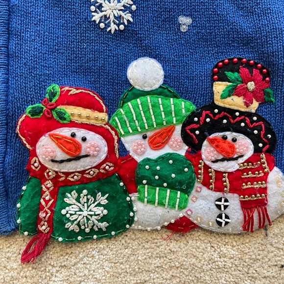 Tiara Vintage Christmas Tacky Sweater L - Picture 3 of 6